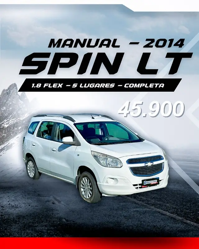 Carro Chevrolet Spin 2014 LT 5S 1.8 (Flex)