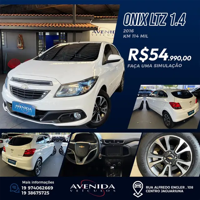 Carro Chevrolet Onix 2016 1.4 LTZ SPE/4