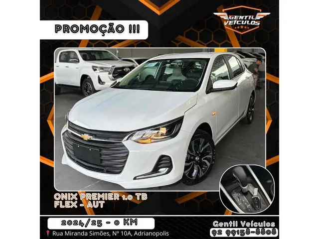 Carro Chevrolet Onix Plus 2025 Premier 1.0 Turbo (Aut.)