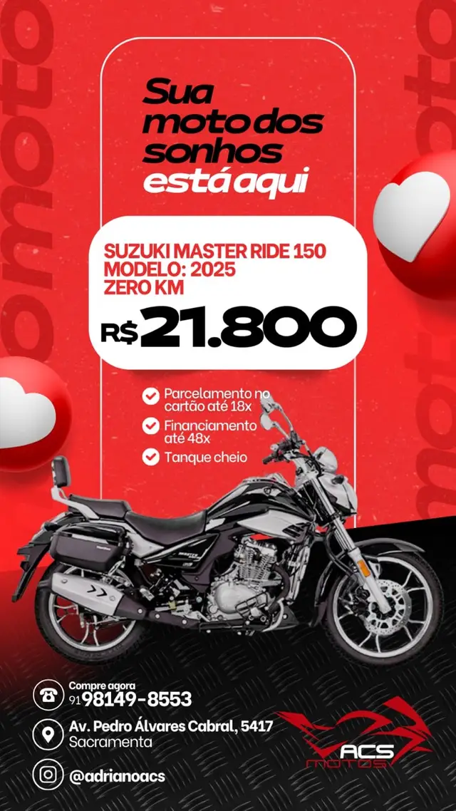 Moto Haojue Master Ride 150 2025 CBS