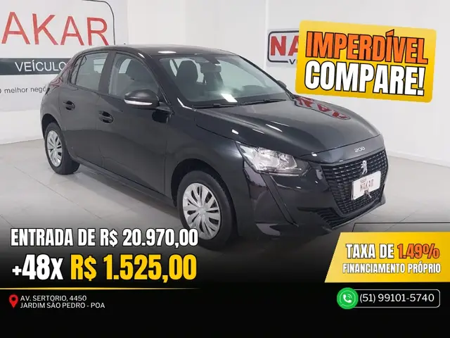 Carro Peugeot 208 2024 Like 1.0