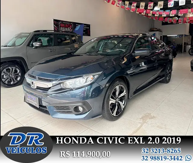 Carro Honda Civic 2019 EXL 2.0 i-VTEC CVT
