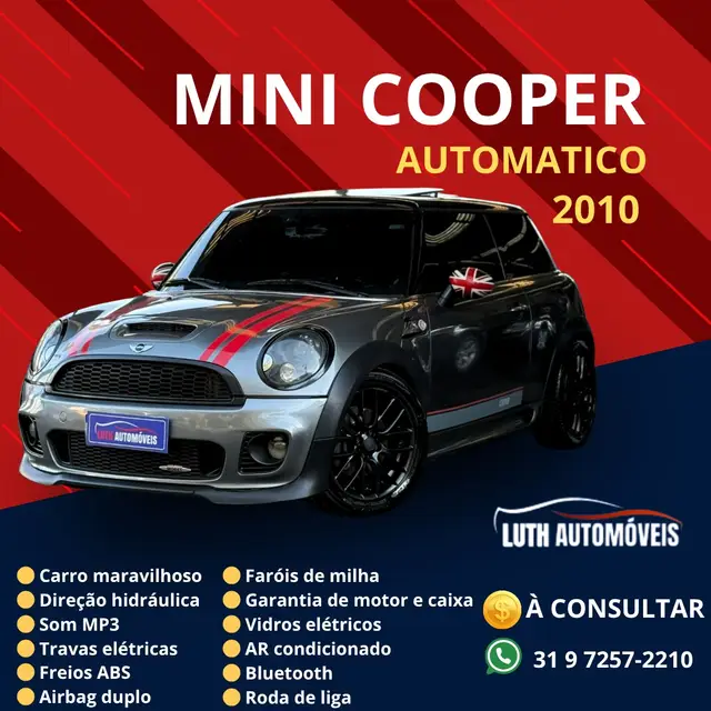 Carro MINI Cooper 2010 S 1.6 16V Turbo (aut)