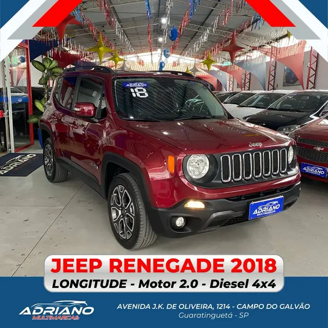 Carro Jeep Renegade 2018 Longitude 2.0 TDI 4x4 (Aut)