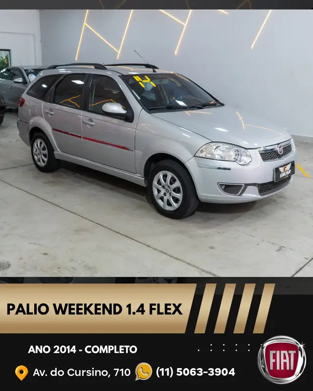 Carro Fiat Palio Weekend 2014 Attractive 1.4 8V (Flex)