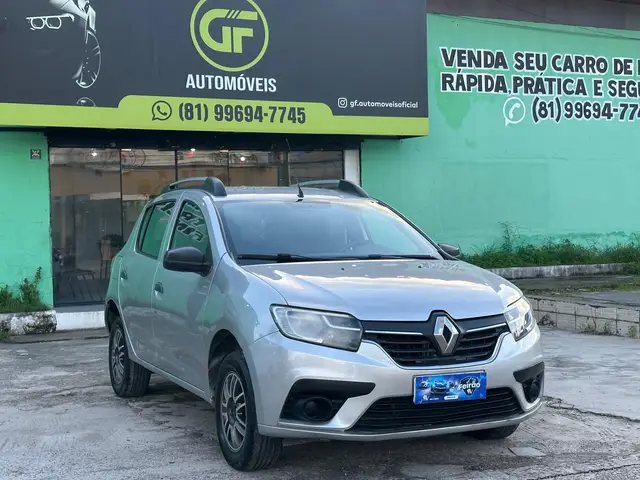 Carro Renault Sandero 2020 Life 1.0 12V SCe (Flex)