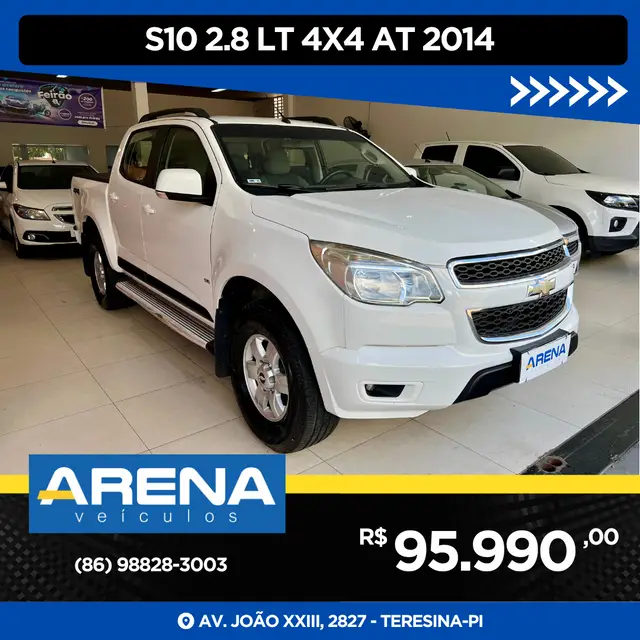 Carro Chevrolet S10 Cabine Dupla 2014 S10 2.8 CTDI LT 4WD (Cabine Dupla) (Aut)