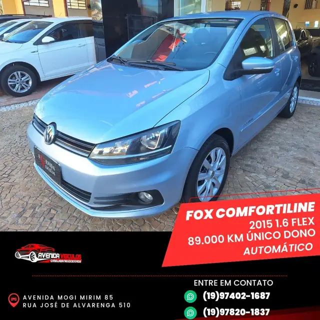 Carro Volkswagen Fox 2015 Comfortline I-Motion 1.6 MSI (Flex)