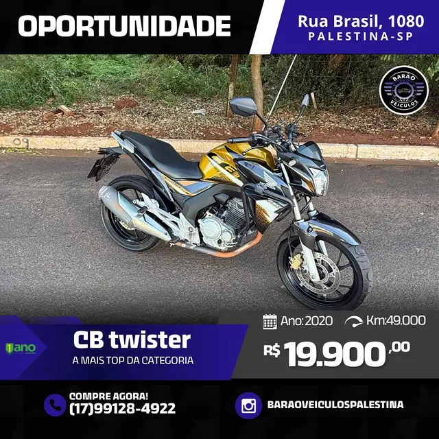Moto Honda CB 250F Twister 2020 (ABS)