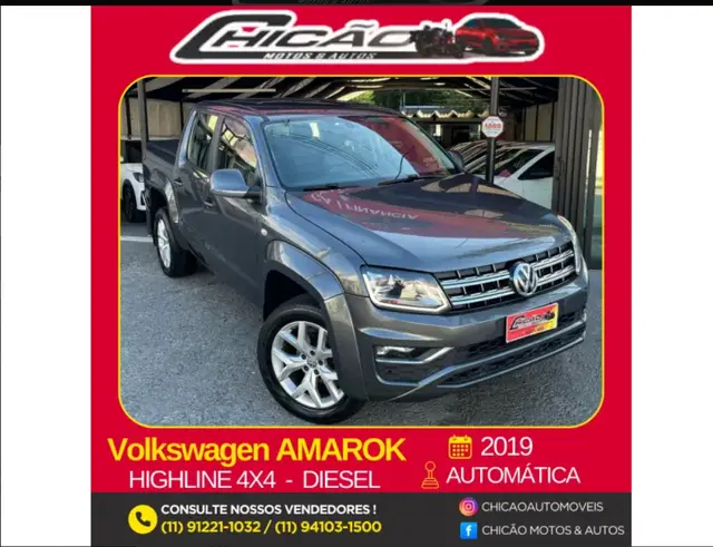 Carro Volkswagen Amarok 2019 2.0 CD 4x4 TDi Highline (Aut)