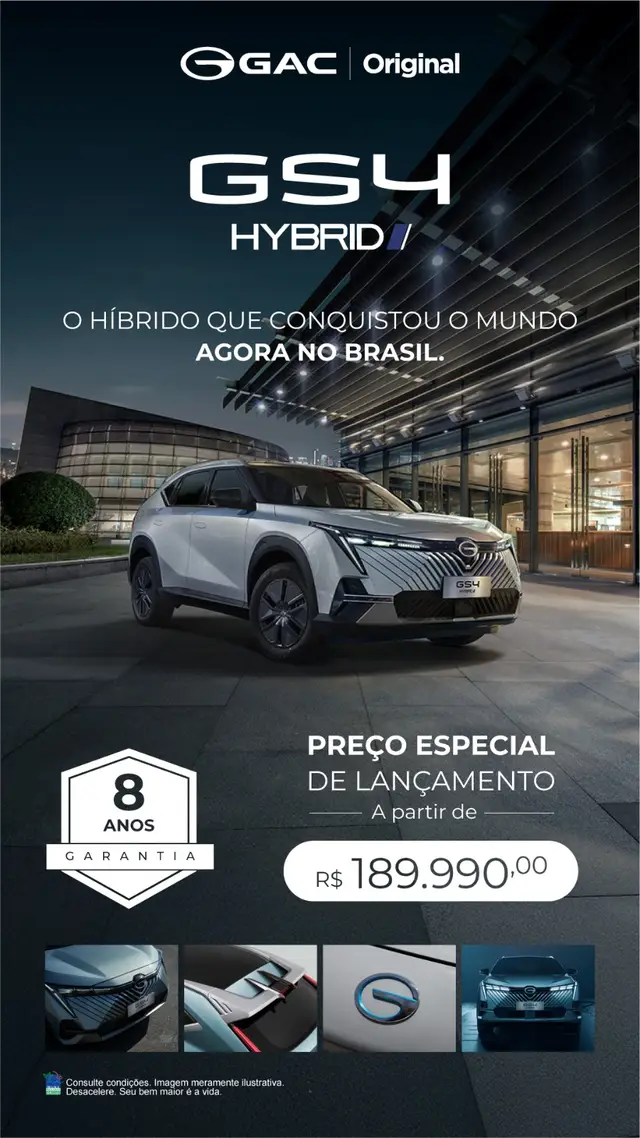 Carro GAC GS4 Hybrid 2026 Elite