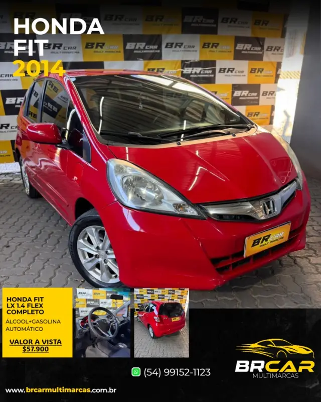 Carro Honda Fit 2014 LX 1.4 (flex) (aut)