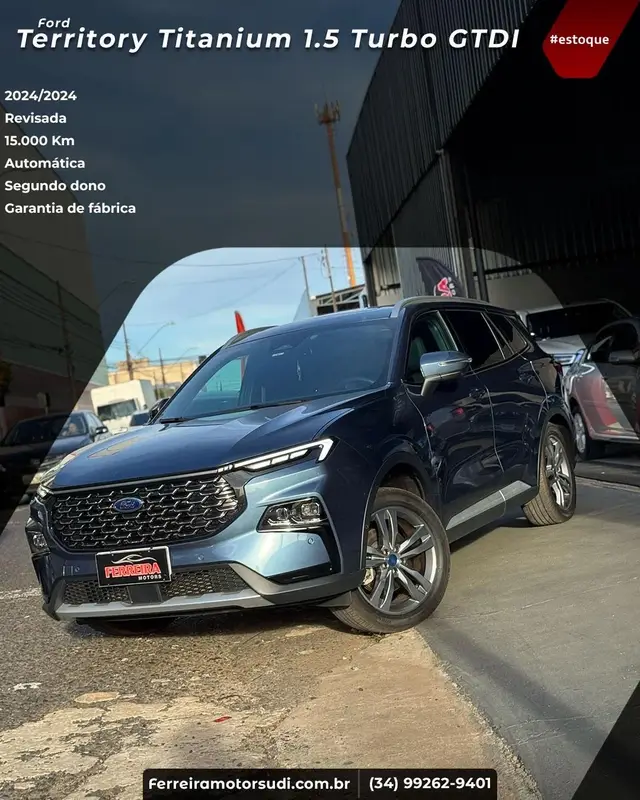 Carro Ford Territory 2024 Titanium 1.5 Turbo