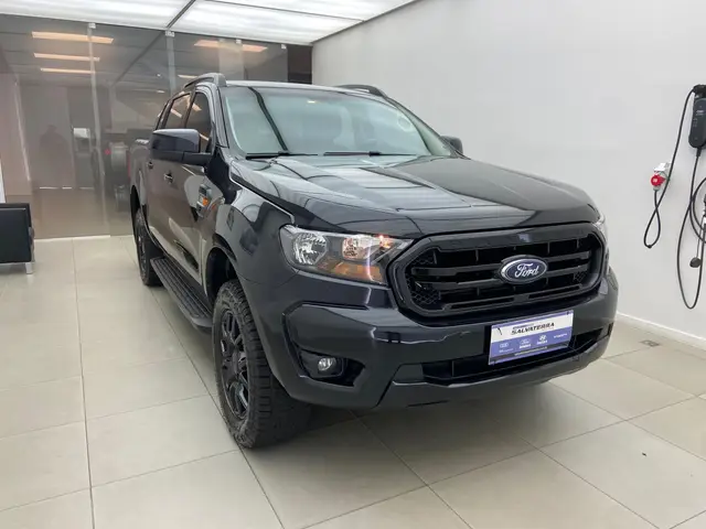 Carro Ford Ranger Cabine Dupla 2023 Black 2.2 Turbodiesel 4x2 (Aut)