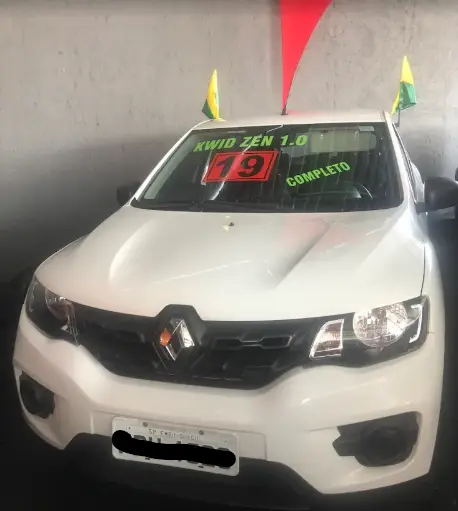 Carro Renault Kwid 2019 Zen 1.0 12v SCe (Flex)