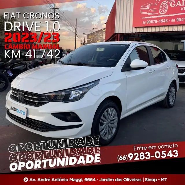Carro Fiat Cronos 2023 Drive 1.0 (Flex) MT