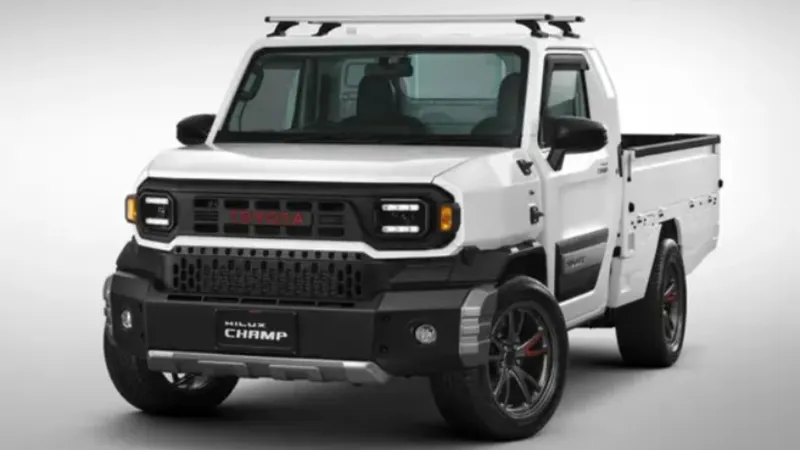 Toyota Hilux Champ: “prima barata” da Hilux é registrada por inteiro no Brasil