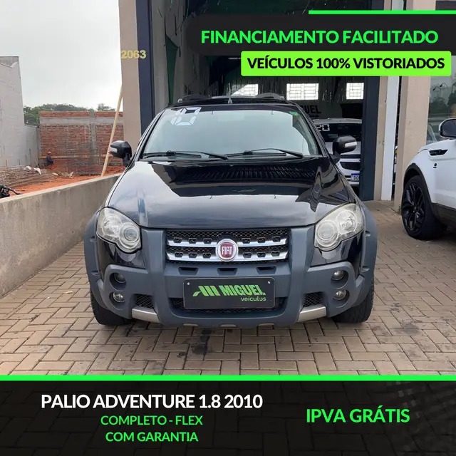 Carro Fiat Palio Weekend 2010 Adventure Locker 1.8 8V Dualogic (Flex)