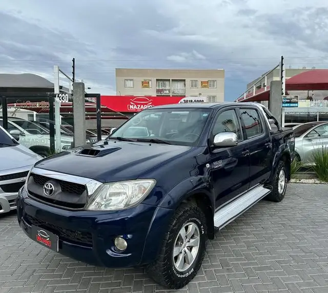 Carro Toyota Hilux Cabine Dupla 2009 Hilux SRV 4X4 3.0 (cab dupla) (aut)