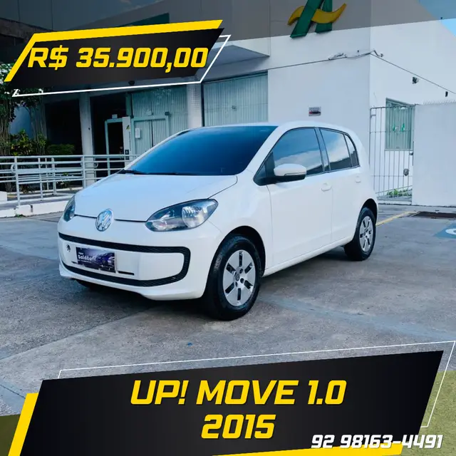 Carro Volkswagen Up! 2015 1.0 12v E-Flex move up! 4p