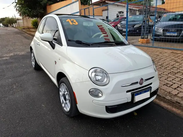 Carro Fiat 500 2013 Cult Dualogic 1.4 8V