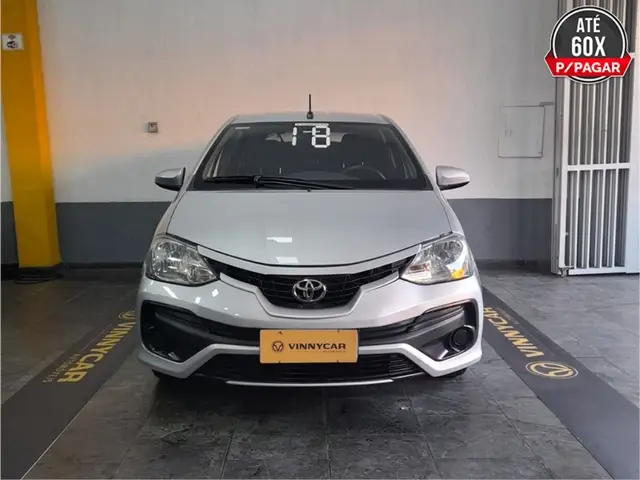 Carro Toyota Etios 2018 X 1.3 (Aut) (Flex)