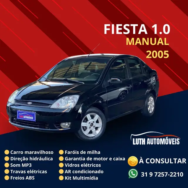 Carro Ford Fiesta Sedan 2005 Supercharger 1.0