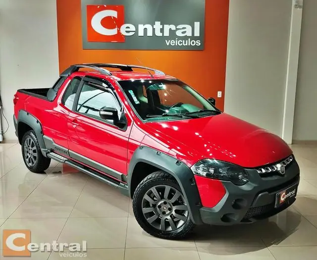 Carro Fiat Strada 2017 Adventure Ext. 1.8  Dual. Flex CD
