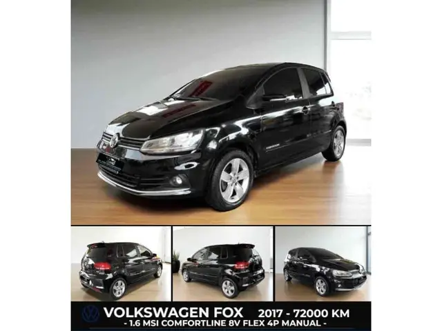 Carro Volkswagen Fox 2017 1.6 MSI Comfortline (Flex)