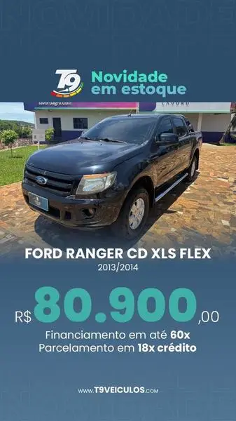 Carro Ford Ranger Cabine Dupla 2014 Ranger 2.5 Flex 4x2 CD XLS