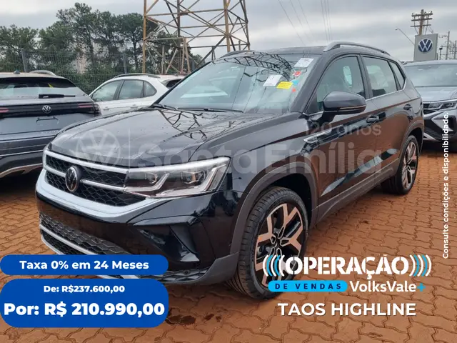 Carro Volkswagen Taos 2025 Highline 1.4 TSI