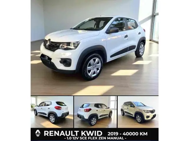 Carro Renault Kwid 2019 Zen 1.0 12v SCe (Flex)