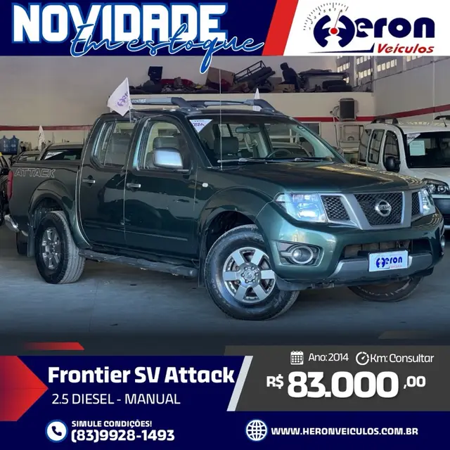 Carro Nissan Frontier 2014 2.5 TD CD 4x2 SV Attack