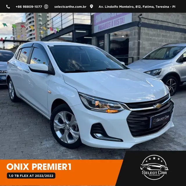 Carro Chevrolet Onix 2022 Premier 1.0 Turbo (Flex) (Aut)
