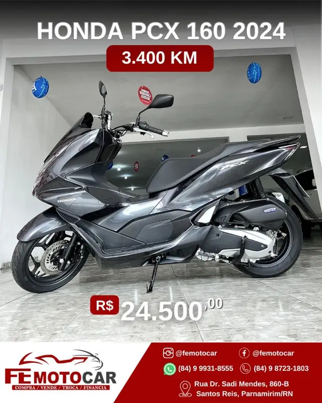 Moto Honda PCX 160 2024 CBS