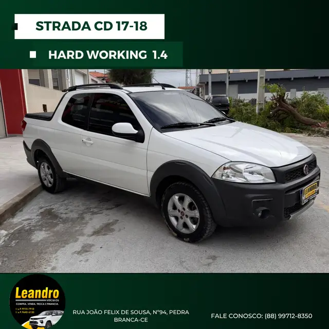 Carro Fiat Strada 2018 Hard Working 1.4 (Flex) (Cabine Dupla)