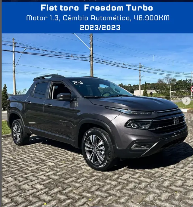 Carro Fiat Toro 2023 Freedom 1.3 turbo (Flex) (Aut)