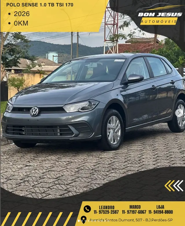 Carro Volkswagen Polo 2026 Sense 1.0 170 TSI