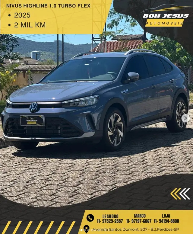Carro Volkswagen Nivus 2025 Highline 200 TSI