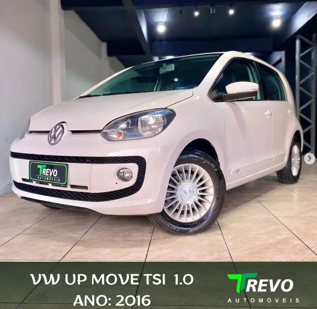 Carro Volkswagen Up! 2016 1.0 12v TSI E-Flex White