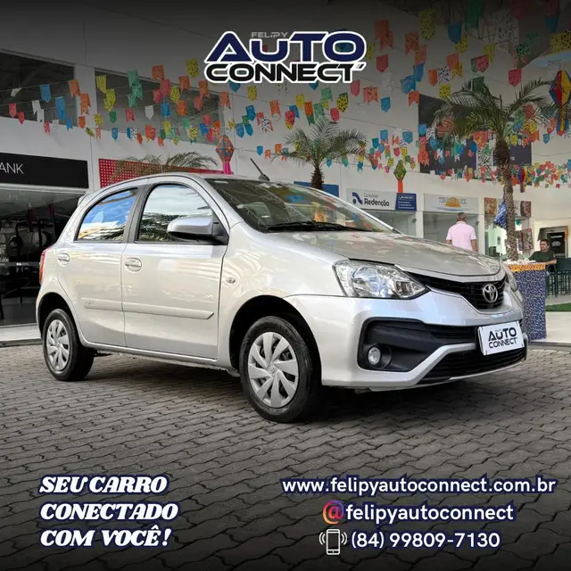 Carro Toyota Etios 2018 X 1.3 (Flex)