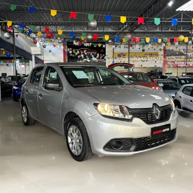 Carro Renault Sandero 2019 Authentique 1.0 12V SCe (Flex)