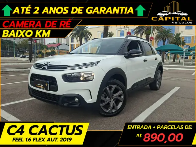 Carro Citroën C4 Cactus 2019 1.6 Feel (Aut) (Flex)