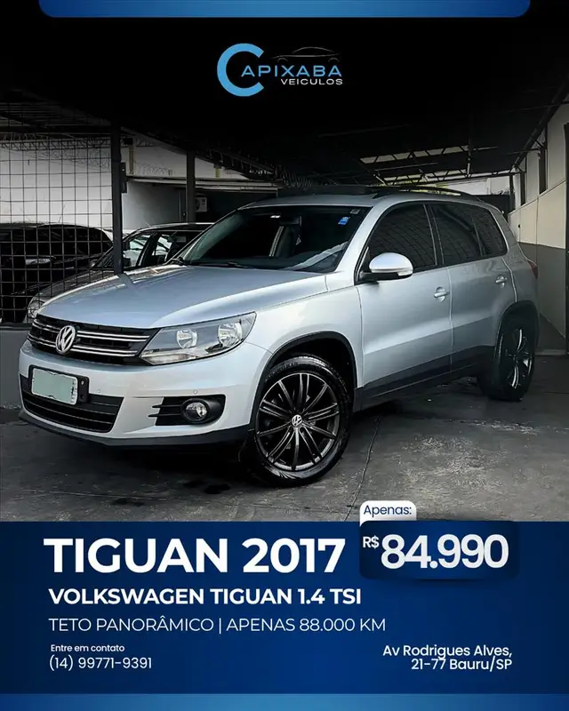 Carro Volkswagen Tiguan 2017 1.4 TSI DSG