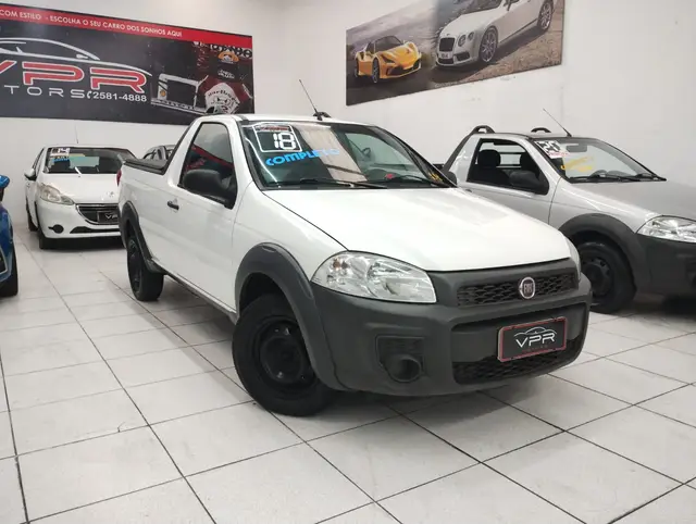 Carro Fiat Strada 2018 Hard Working 1.4 (Flex) (Cabine Simples)