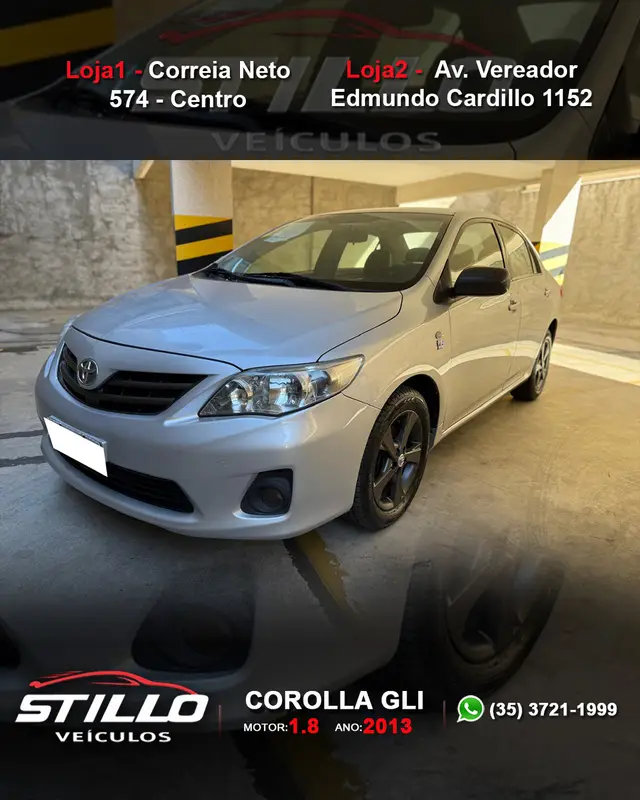 Carro Toyota Corolla 2013 Sedan 1.8 Dual VVT-i GLI (flex)