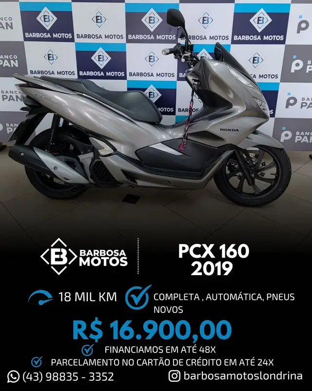 Moto Honda PCX 150 2019 DLX