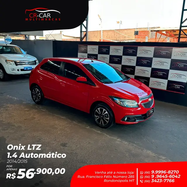 Carro Chevrolet Onix 2015 1.4 LTZ SPE/4 (Aut)