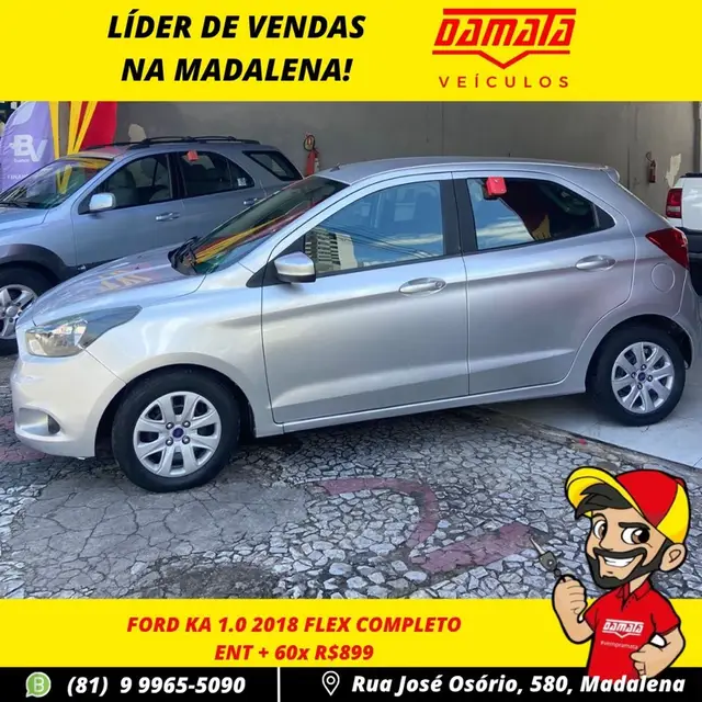 Carro Ford Ka 2018 1.0 SE Plus (Flex)