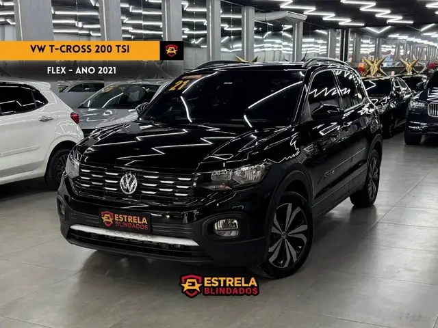 Carro Volkswagen T-Cross 2021 1.0 200 TSI Sense (Aut) (Flex)